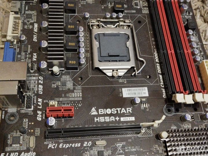 Материнская плата Biostar H55A+