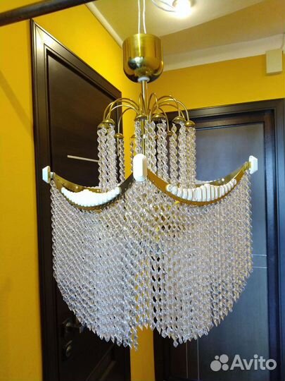 Люстра хрустальная 