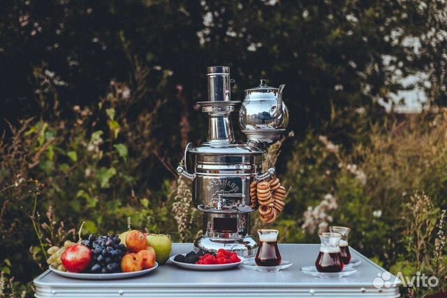 Самовар на дровах турецкий Sozenler 4,5 л