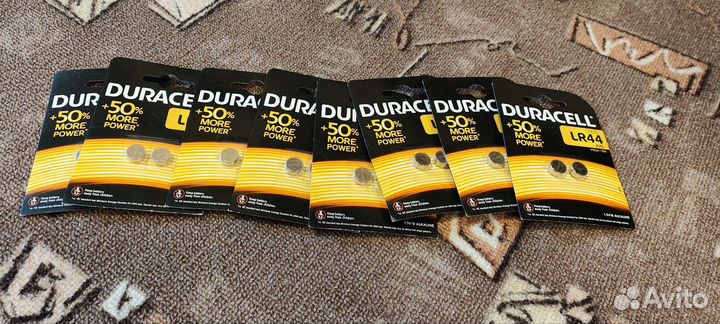 Батарейки duracell lr44