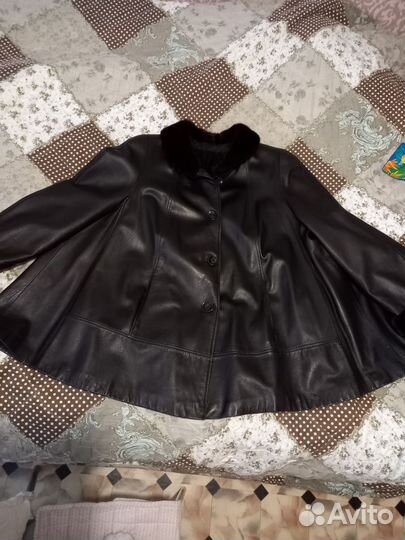 Куртка кожаная женская