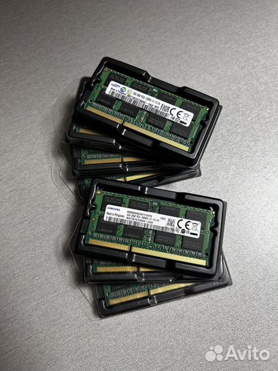 16Gb озу ноутбучная (8Gb + 8Gb) Ddr3 / Ddr3L
