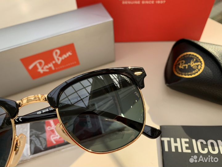 Очки Ray Ban Clubmaster стекло