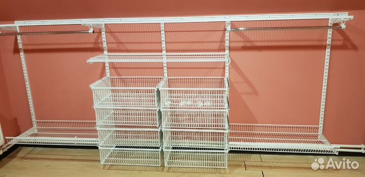 Гардеробная система на заказ от производителя