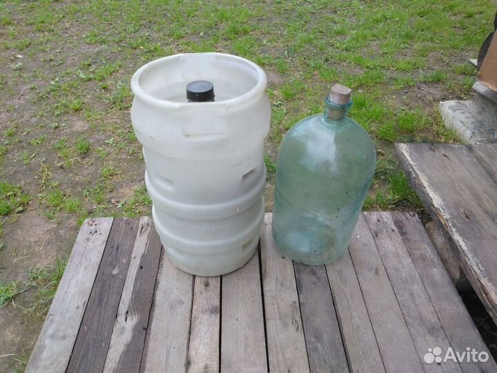 Бутыль стеклянная