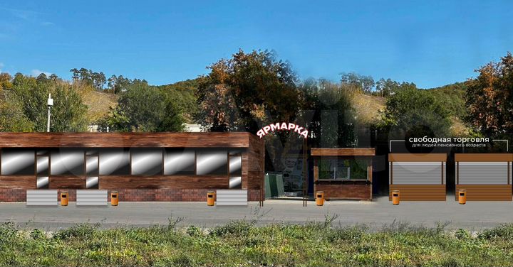 Торговая площадь, 40 м²