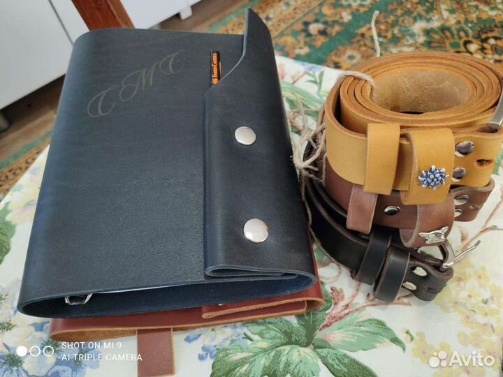 Кожаный ежедневник
