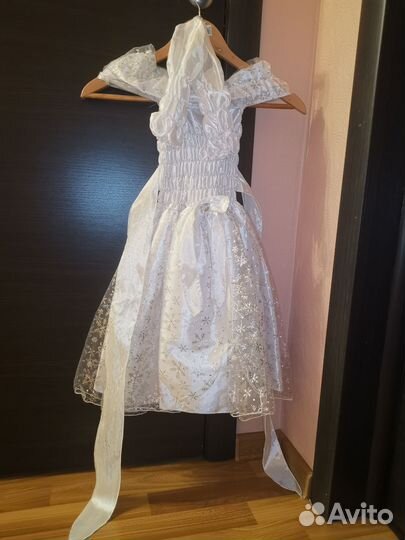 Платье снежинки