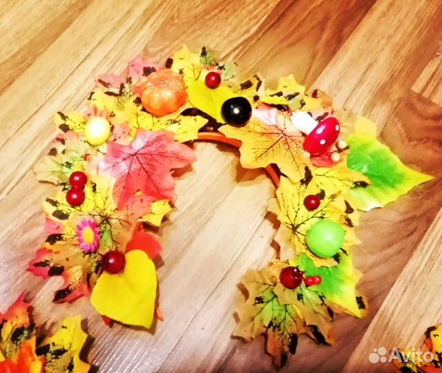 Ободок на праздник осени, фото сессию, из осенних