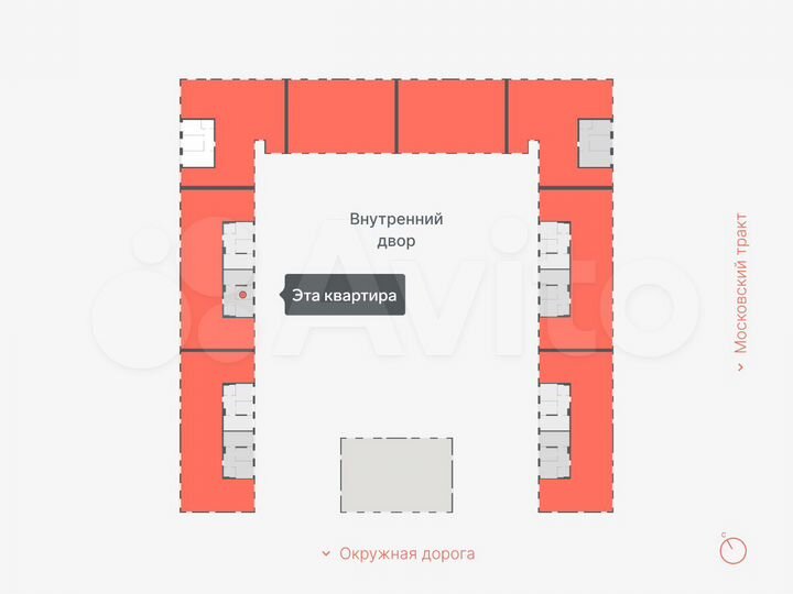 2-к. квартира, 52,5 м², 12/14 эт.