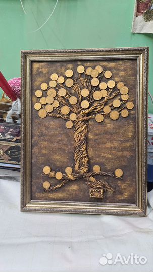 Денежное дерево картина
