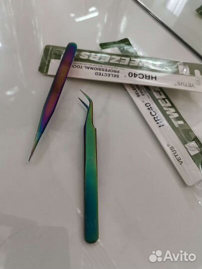 Пинцет для наращивания ресниц