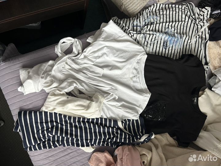 Огромный пакет женской одежды на девушку 42 44