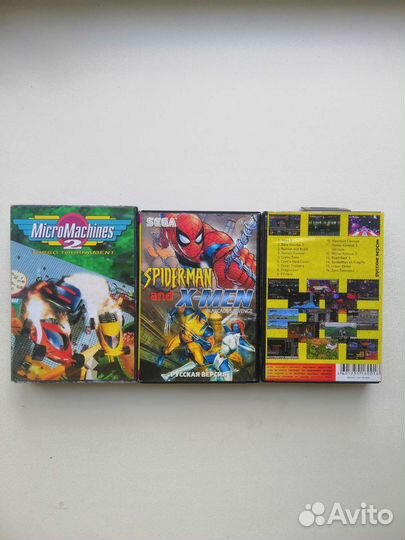 Игровая приставка Sega 16 bit + 2 геймпады + игры