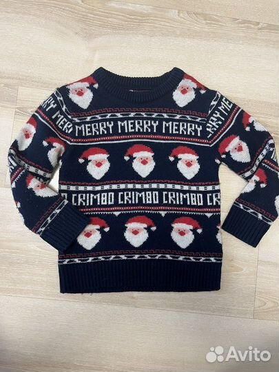 Свитер новогодний next