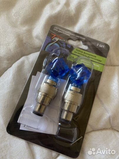 Набор фонариков на ниппель велосипеда Top Race