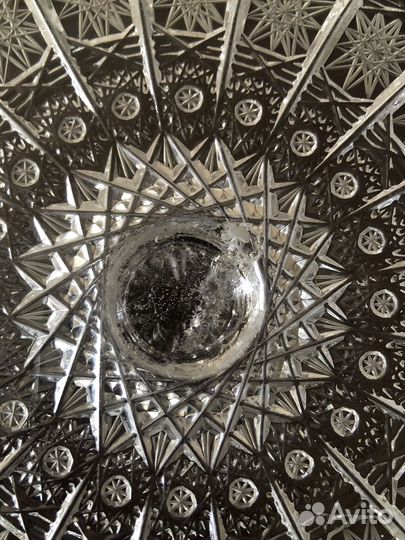 Хрустальная ваза чехия