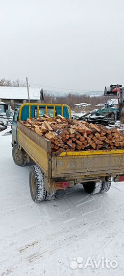 Дрова колотые, сухие берёза сосна лиственница