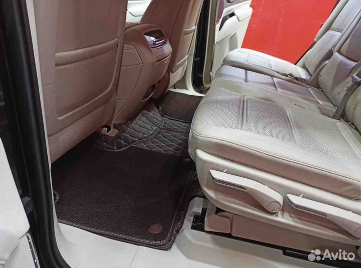3D коврики из экокожи cadillac escalade 2021 V