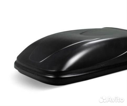 Бокс на крышу Koffer T80 черный матовый 130x82х38