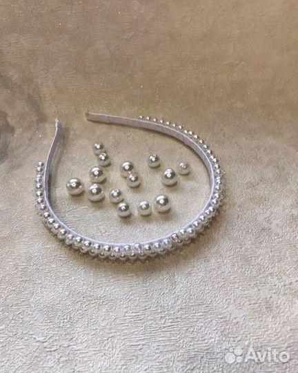 Ободок для волос ручной работы