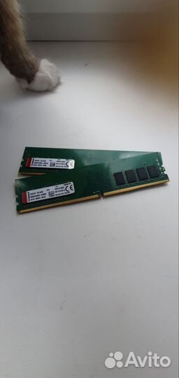 Оперативная память ddr4 16gb kingston 2x8gb 2133