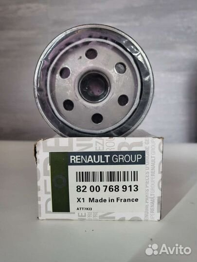 Фильтр масляный Renault