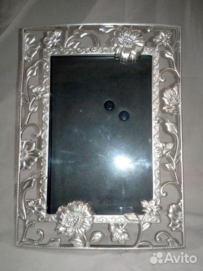 Рамка для фотографий металл / стекло / стразы