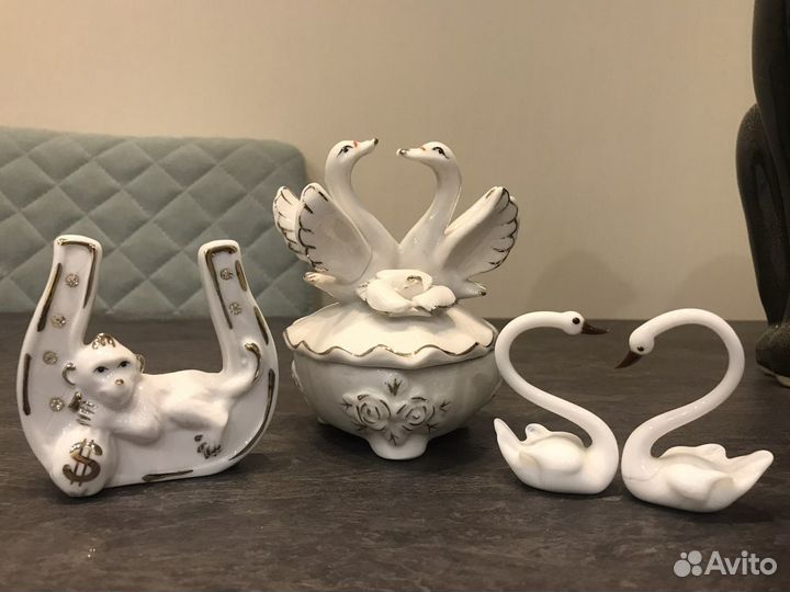 Статуэтка дельфины из оникса