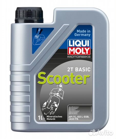 Моторное масло Liqui Moly 2T Basic Scooter, 1L