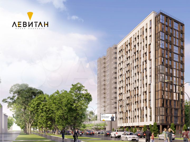 2-к. квартира, 67 м², 8/14 эт.