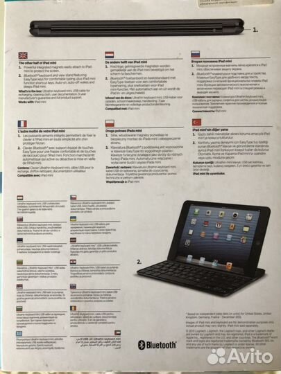 Клавиатура для iPad mini logitech новая в коробке