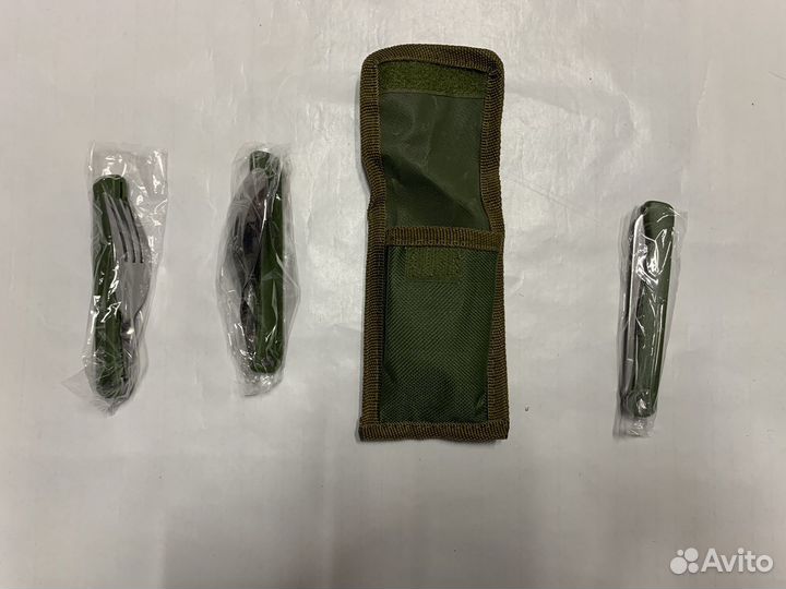 Набор походный ложка вилка нож оптом