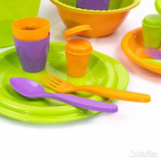 Набор посуды для пикника на 2 персоны Tete-a-Tete