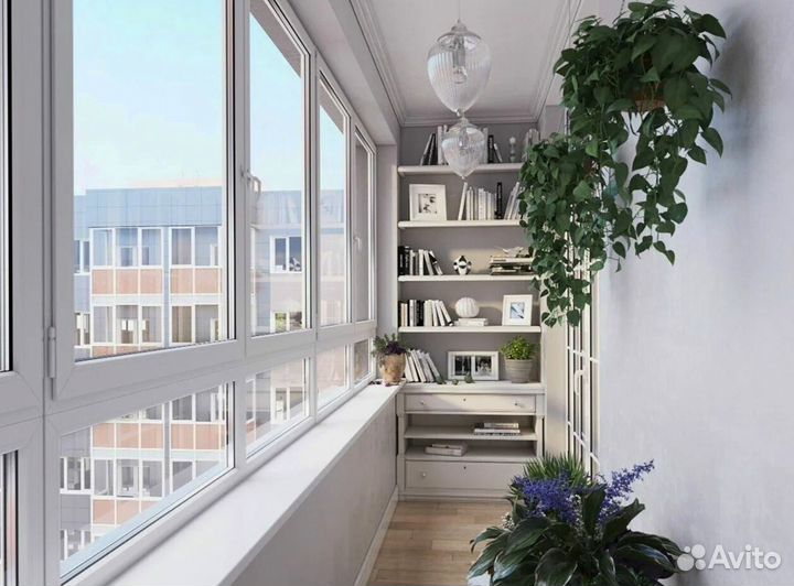 Установка пластиковых окон / Отделка балконов