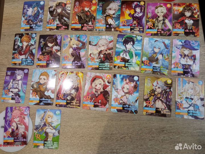 Genshin impact карточки