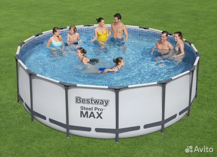 Бассейн каркасный Bestway 56438 BW Steel Pro Max