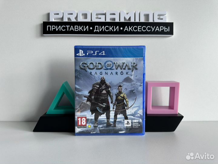 God of war ragnarok новый диск для Sony PS4