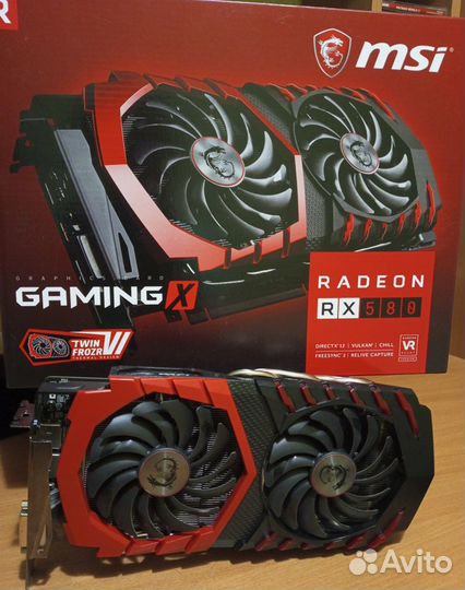 MSI AMD Radeon RX 580 4Gb gaming X