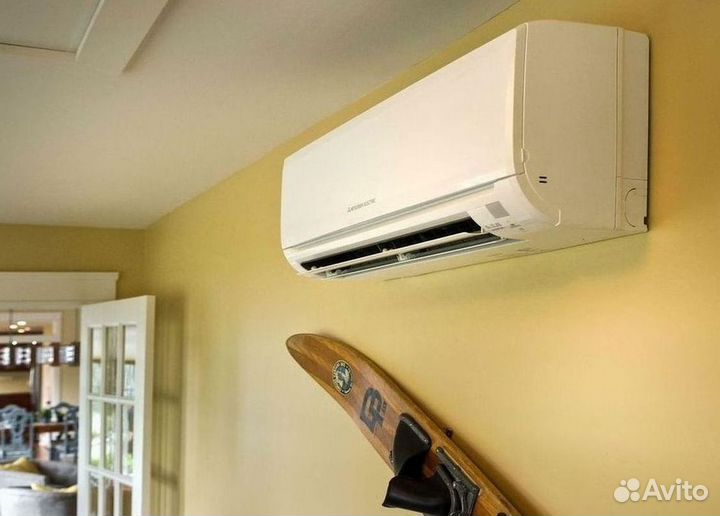 Сплит система с установкой