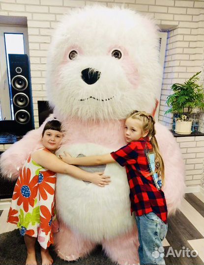 Бело розовая панда Ягодка