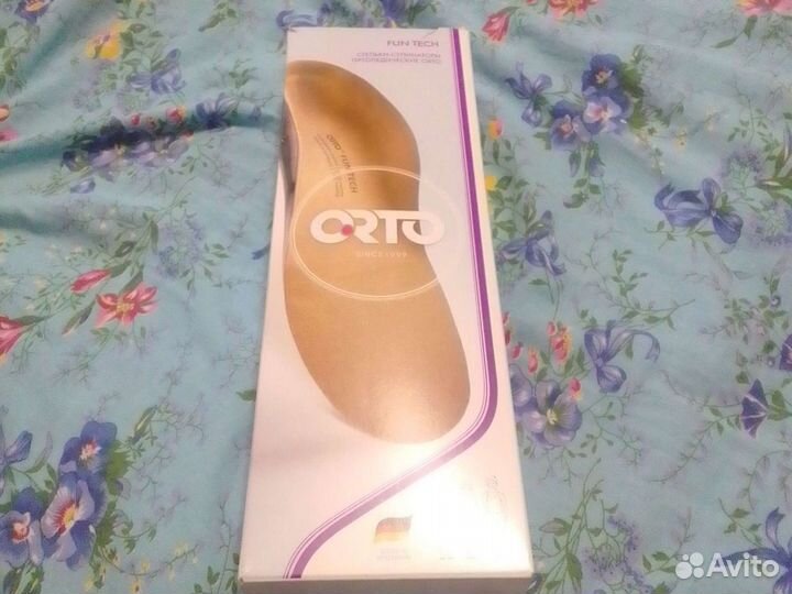 Стельки-супинаторы ортопедические orto