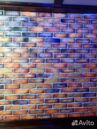 Декоративная гипсовая плитка под кирпич