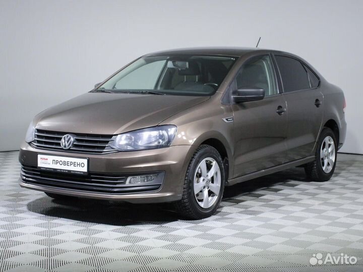 Volkswagen Polo 1.6 AT, 2016, 98 405 км