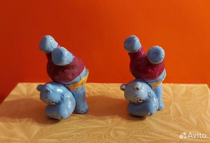 Бегемоты спортивные Фитнес 1990 и 1993 поштучно