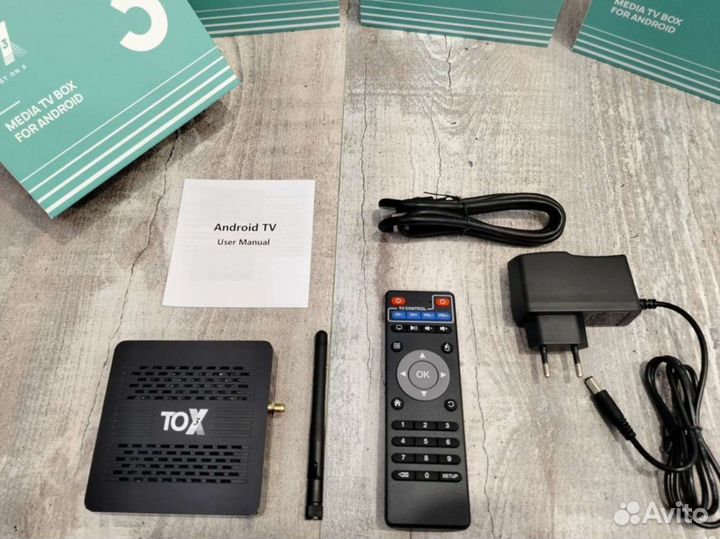 Приставка TOX1 4/32Gb(WiFi+5G) Tanix Tx9S/Lan1000M