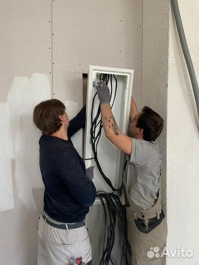 Установка электрического теплого пола