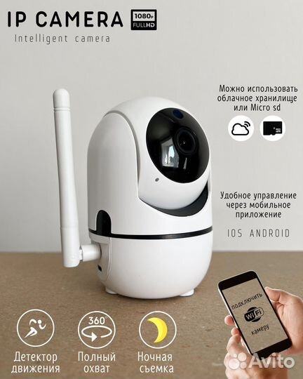 Камера видеонаблюдения wifi, видеоняня