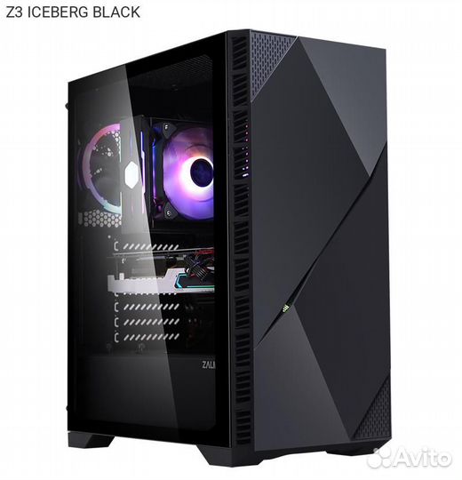 Корпус Zalman Z3 Iceberg Miditower Без бп чёрный