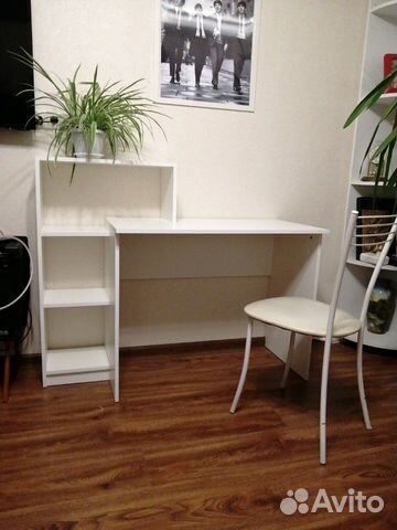 Стол письменный «Квартет-2» белый